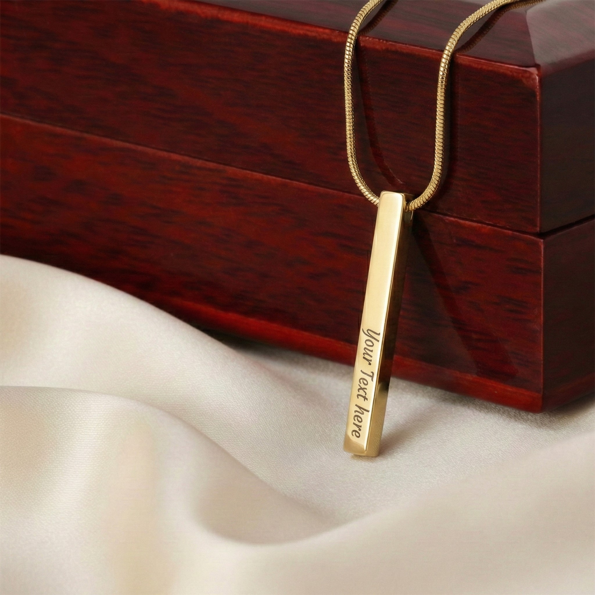 Custom Dangle Name Necklace Personalized Gifts — JEMINES