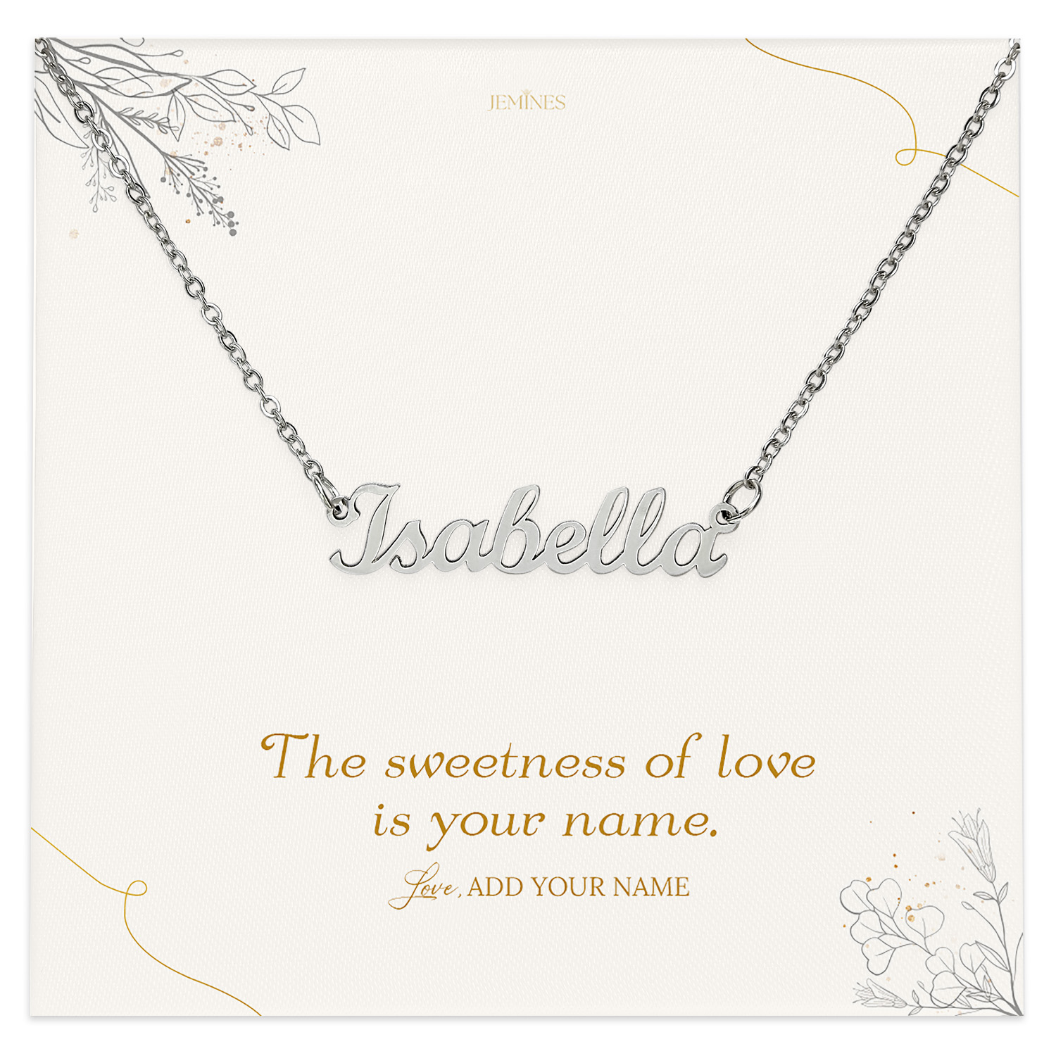 Custom Name Necklace Personalized Gifts