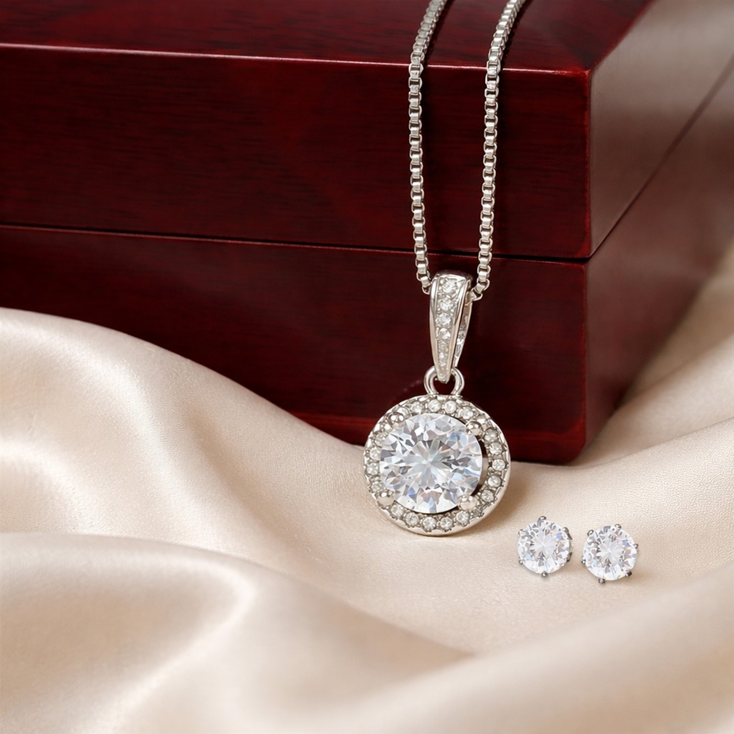 Eternal Hope Set Necklace with Meaningful Message Card Gifts