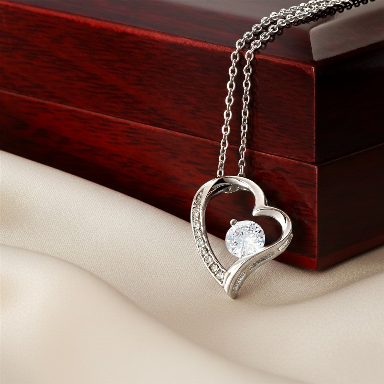 Forever Love Necklace with Meaningful Message Card Gifts