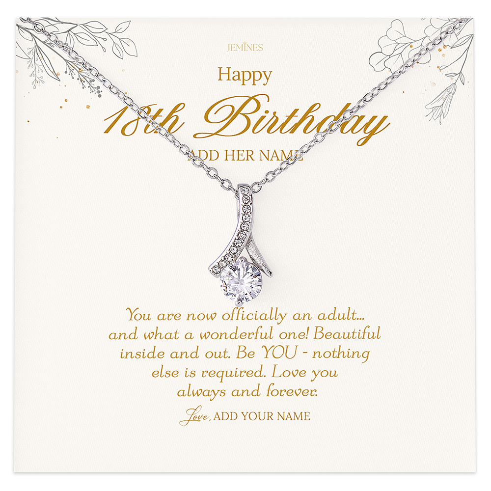 Happy 18th Birthday Necklace Gifts