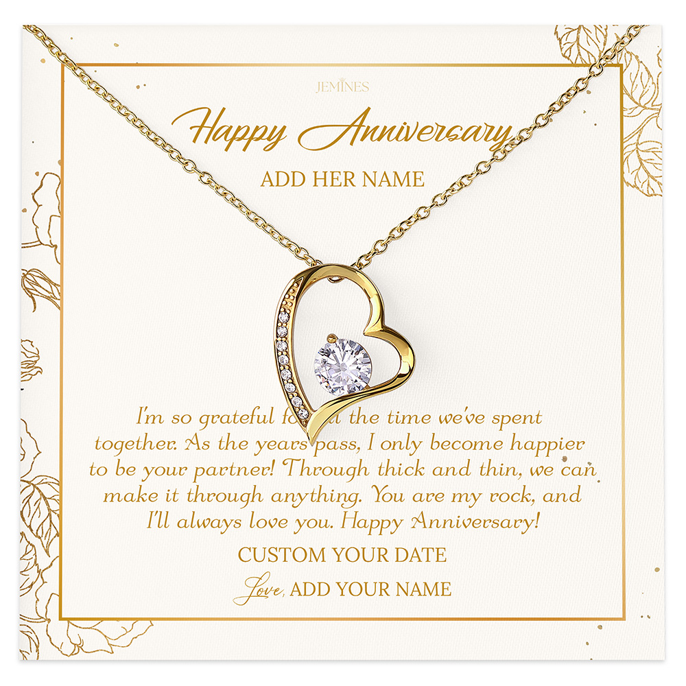 Happy Anniversary Necklace Gifts