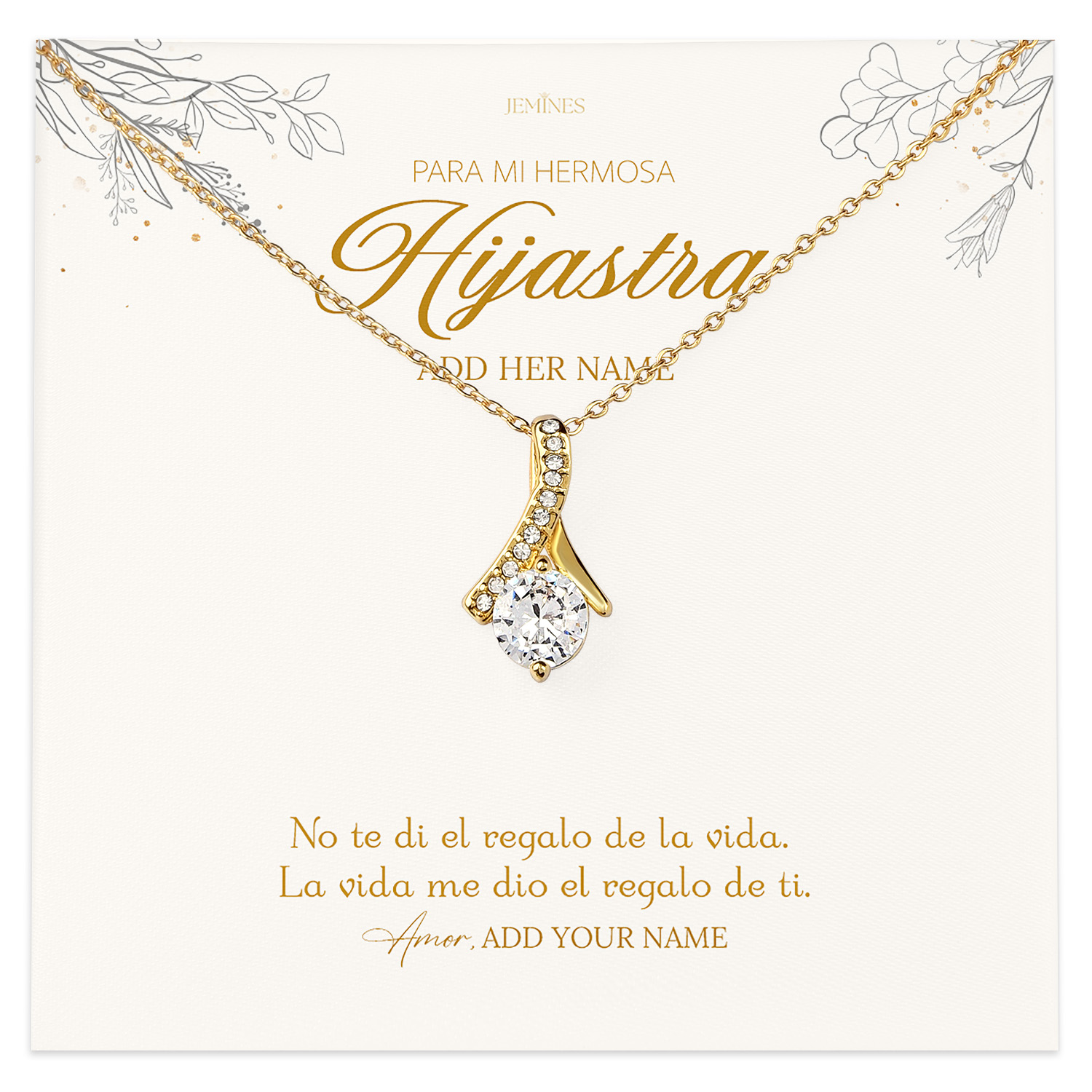 Hermosa Hijastra Necklace Personalized Gifts