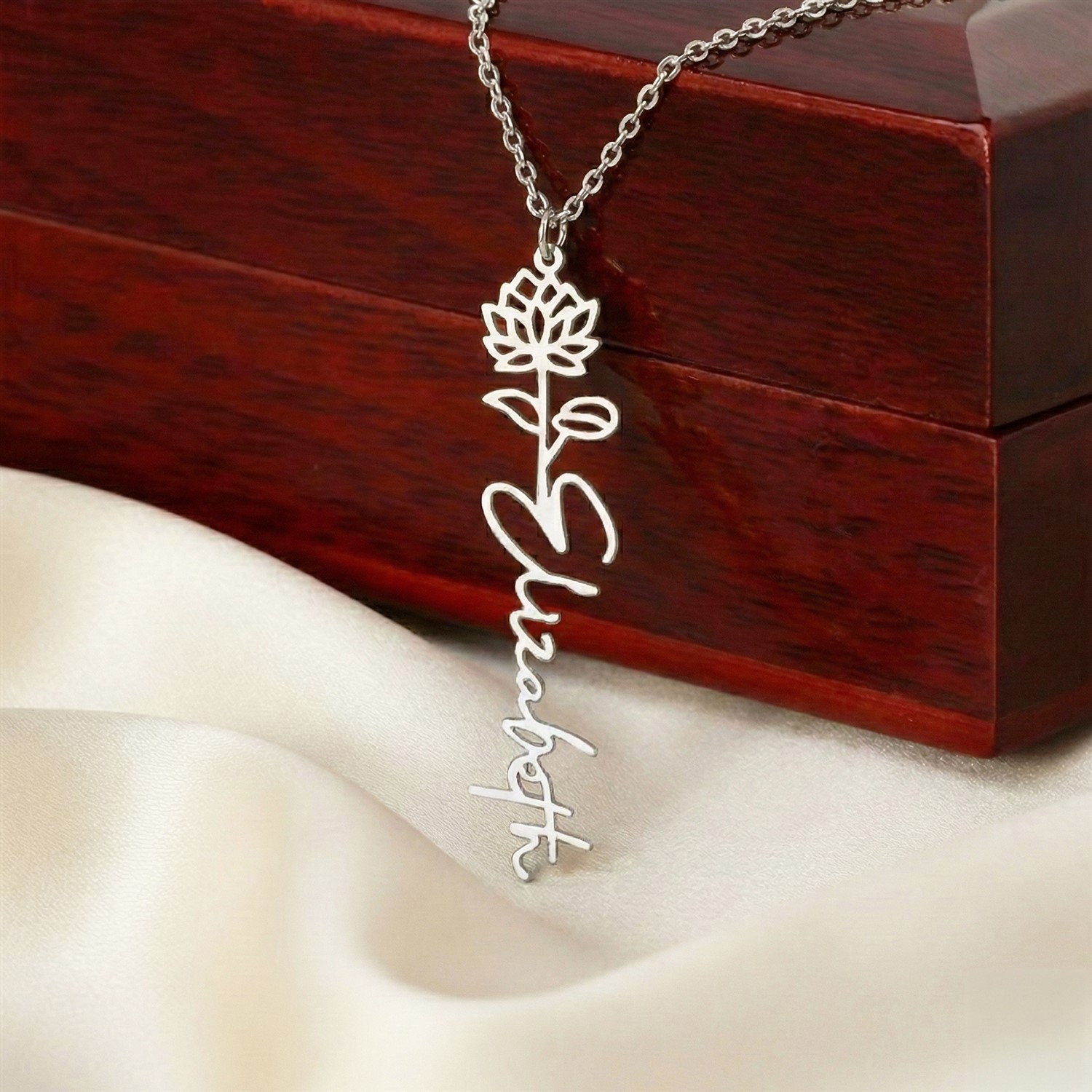 Custom Dangle Name Necklace Personalized Gifts — JEMINES