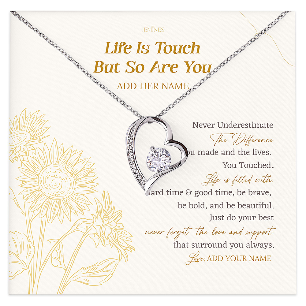 Life Is Touch But So Are You Necklace Gifts