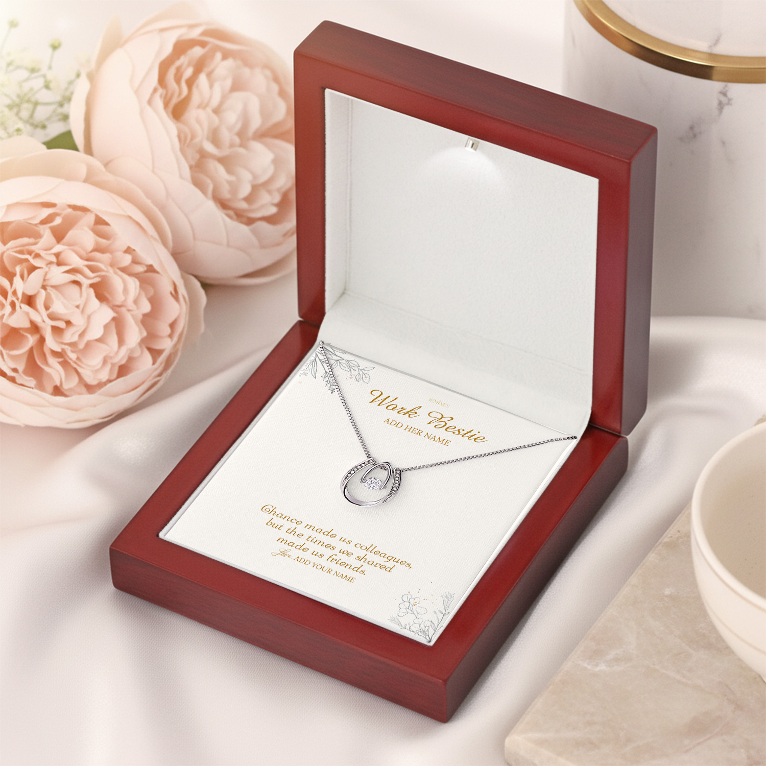 Alternative view of To Amazing Coworker Appreciation Necklace Gifts