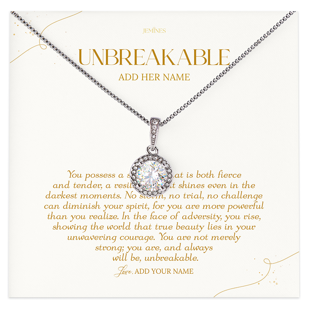 Unbreakable Encouragement Necklace Gifts